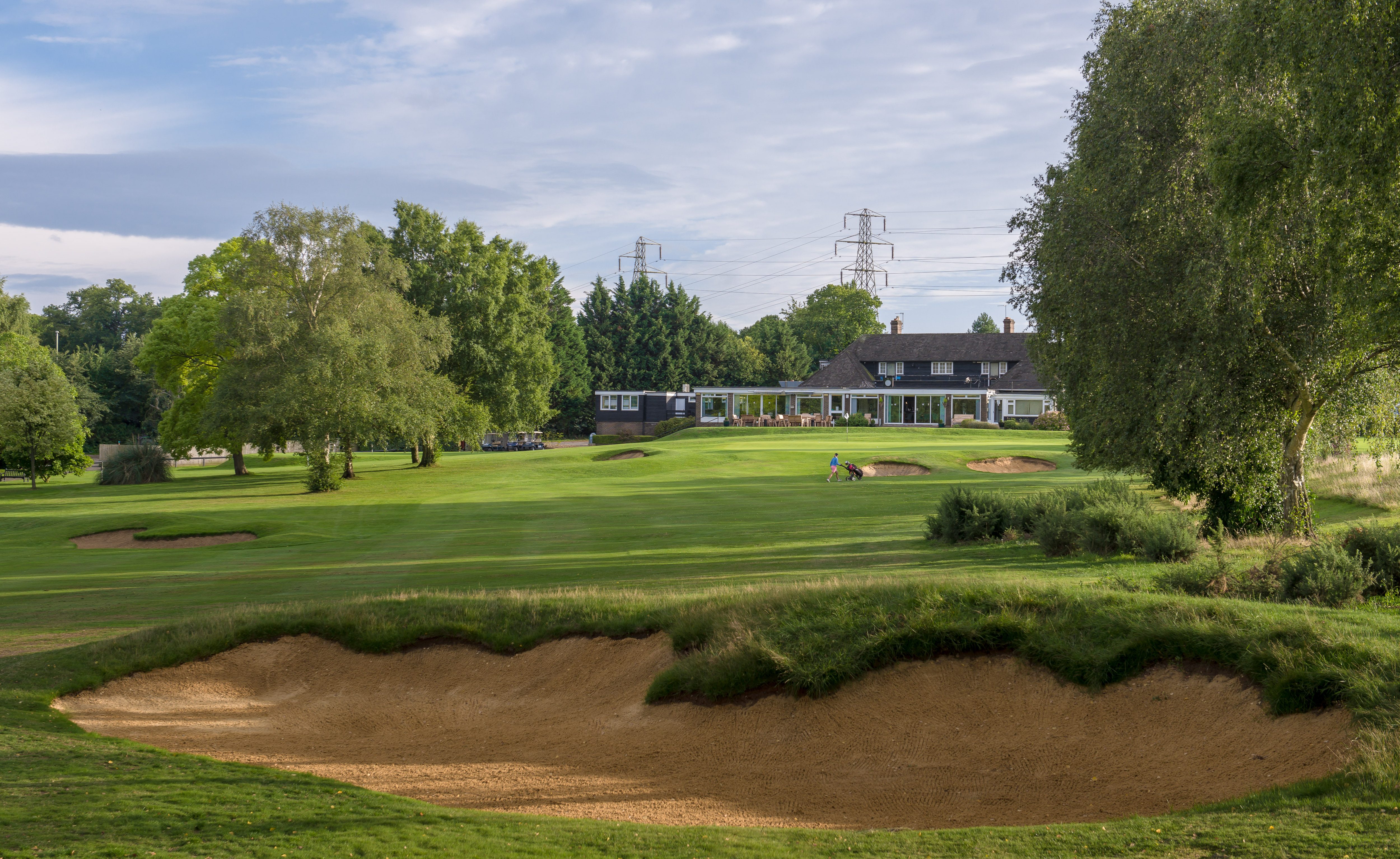 The 18Th Hole Looking Towards The Clubhouse At Canterbury GC (Credit Andy Hiseman)